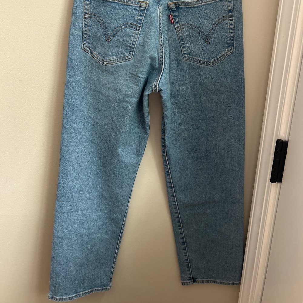 Levi’s Ribcage Ankle Straight Jeans size 25/27 - Picture 5 of 5